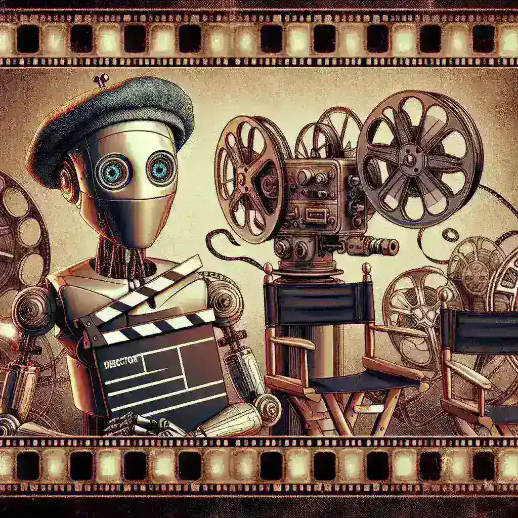 "Netflix logo displayed alongside a selection of classic films in a digital interface, highlighting AI-curated bundles for cinephiles"